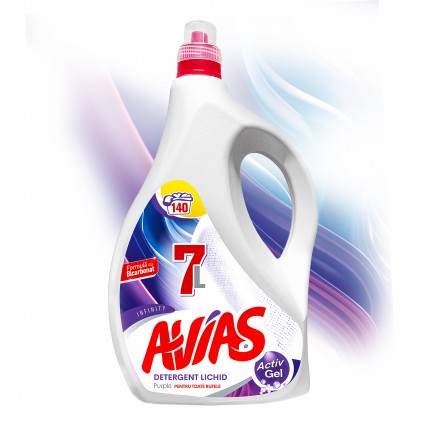 Detergent Lichid pentru Rufe 7L - Avias - Purple Detergent Lichid pentru Rufe 7L - Avias - Purple