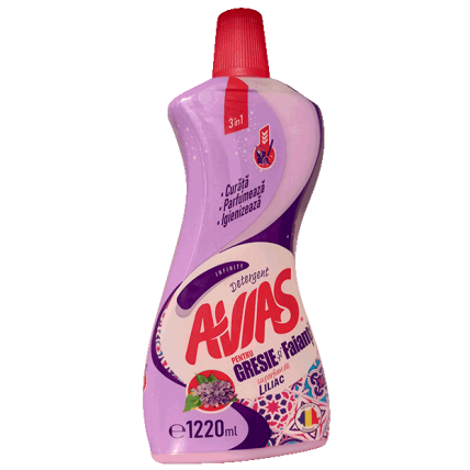 Detergent pentru Gresie si Faianta Liliac 1220 ml